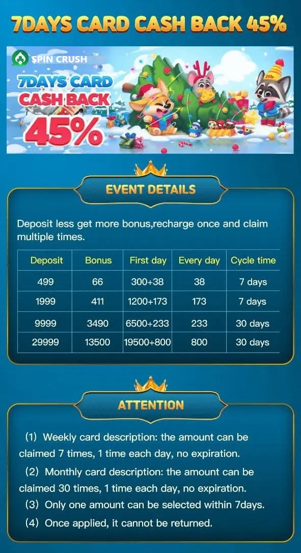 Spin Crush Agent Bonus